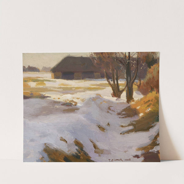 Winter thaw by Teodor Ziomek