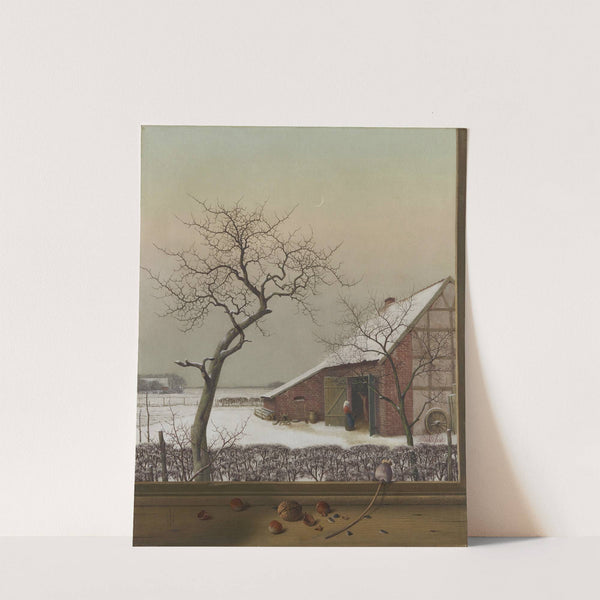Winterabend am Niederrhein (1943) by Herbert Böttger