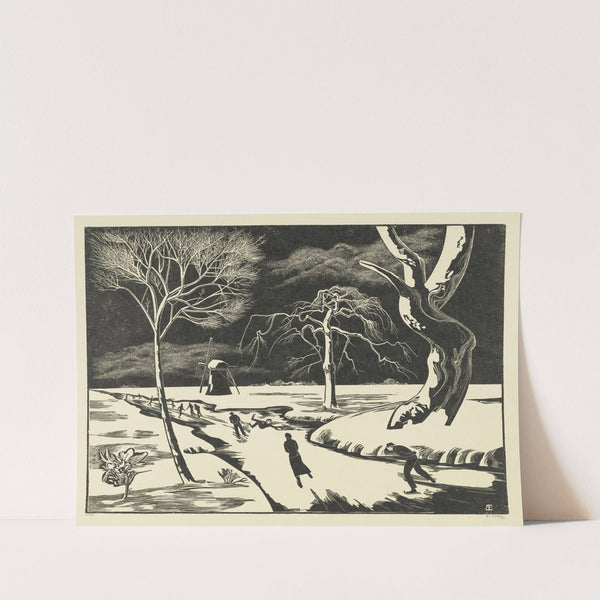 Wintergezicht, folio (1903) by Bernard Essers