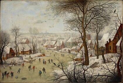 Winterlandscape with a Bird-trap