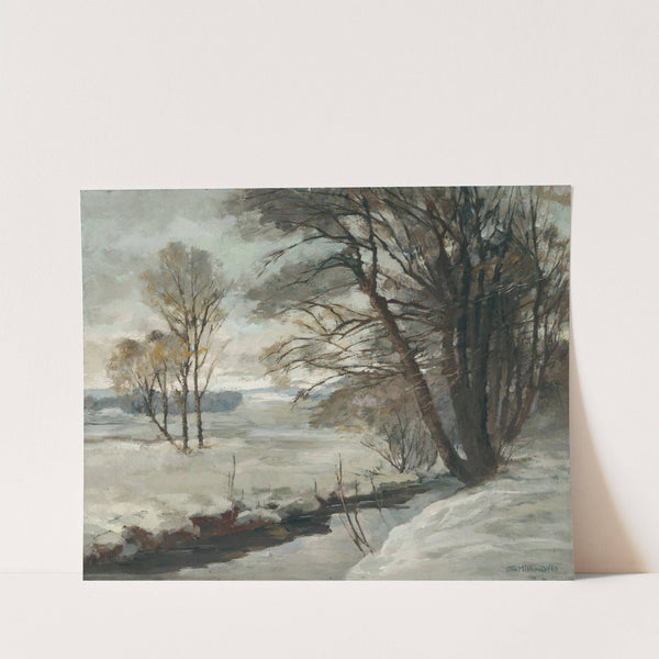 Winterlandschaft by Otto Miller-Diflo