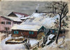 Winterlandschaft (Dorf bei Wasserburg am Inn)