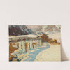 Winterlandschaft mit Mühle by Carl O'Lynch of Town