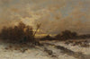 Winterlandschaft mit Reisigsammlern
