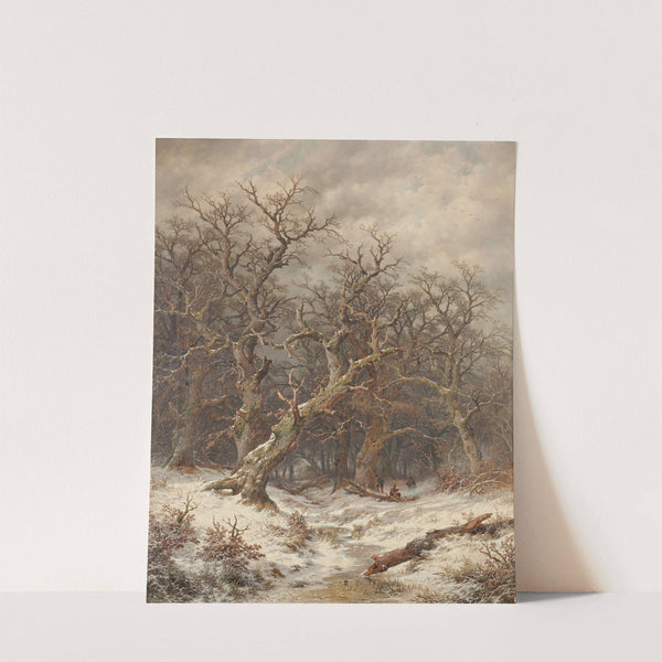Winterlandschaft (Winterwald) by Remigius Adrianus van Haanen