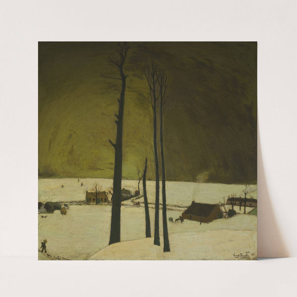 Winterlandschap  (1912) by Constant Permeke