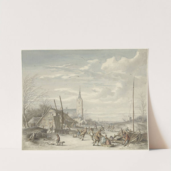 Winterlandschap by Dirk Jan van der Laan