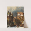 Winterliche Stadtansicht (1839) by Charles Leickert
