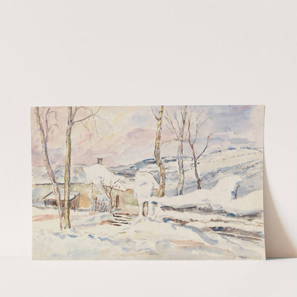 Winterplastiken am Weidezaun by Anton Emanuel Peschka