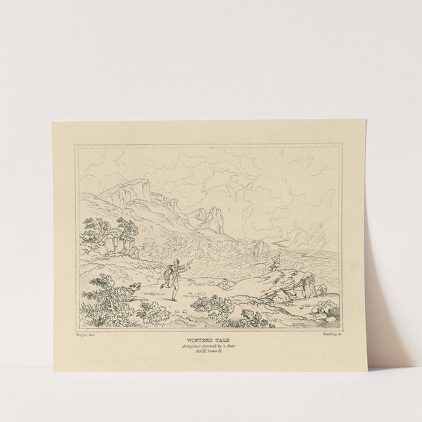 Winter’s tale, act III, scene III, Clo; I would, you did but see it (19th century) by William Francis Starling