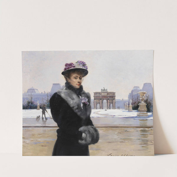 Winterspaziergang in Paris by Louise Abbéma