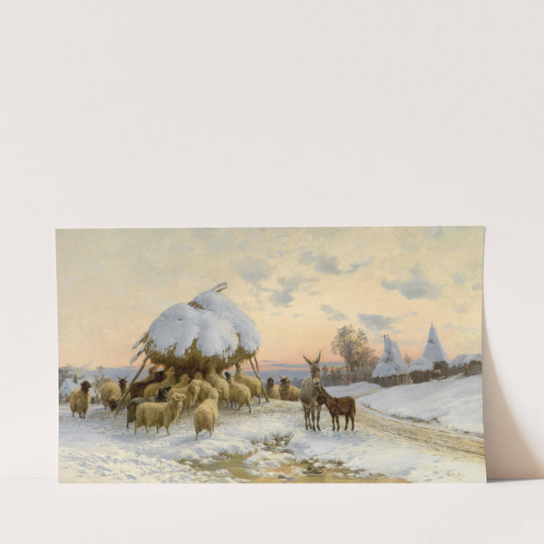 Winterzeit (1901) by Béla Pállik