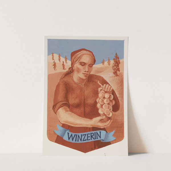 Winzerin (1940) by Anny Dollschein