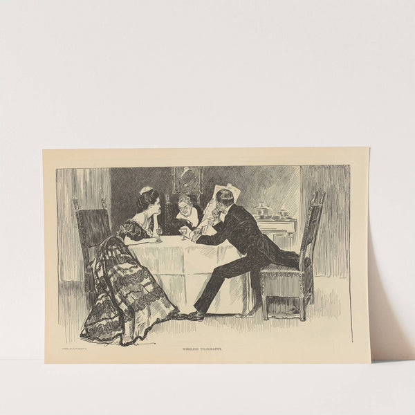 Wireless telegraphy (1893-1900) by Charles Dana Gibson