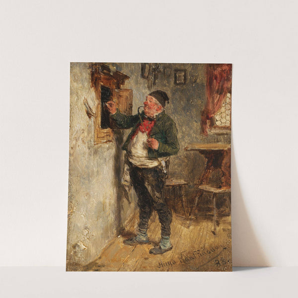 Wirt an der Tafel (1888) by Hugo Kauffmann
