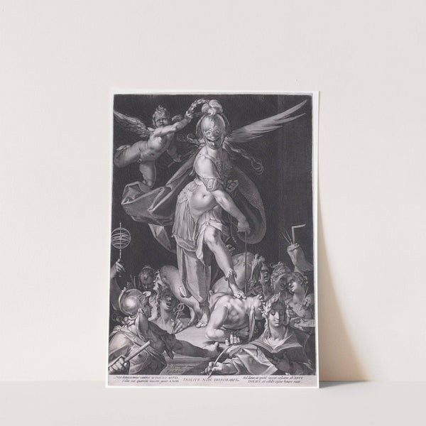 Wisdom Conquering Ignorance by Aegidius Sadeler II