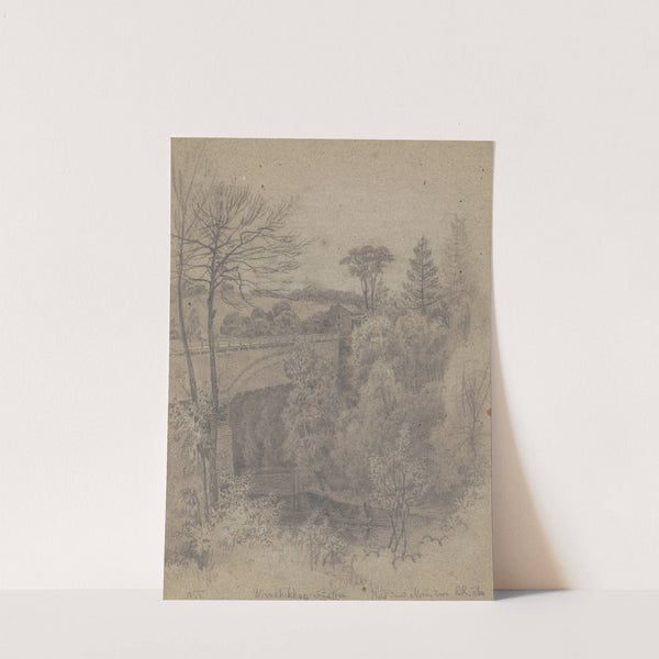 Wissahickon Station, Philadelphia and Norristown RR Sta (1855) by James Fuller Queen