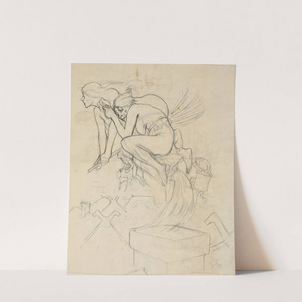 Witches (c.1897) by Alphonse Mucha