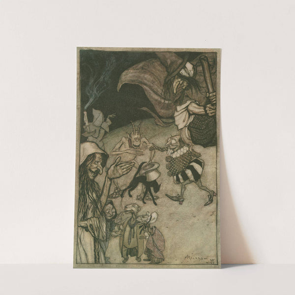 Witches and warlocks, ghosts, goblins and ghouls (1911) by Arthur Rackham