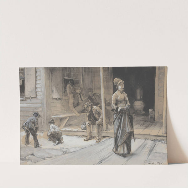 With Pride Upon Her Brow (c. 1878) by Edwin Austin Abbey