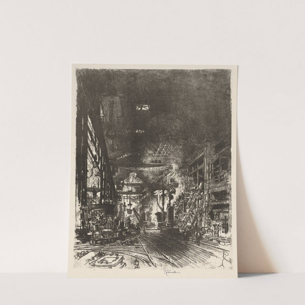 Within the Furnaces by Joseph Pennell