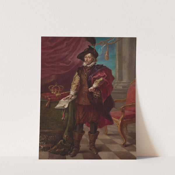 Władysław IV Vasa, portrait project by Feliks Cichocki