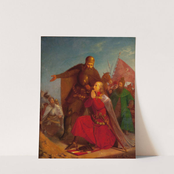 Władysław Jagiełło and Vytautas praying before the battle of Grunwald (1855) by Jan Matejko