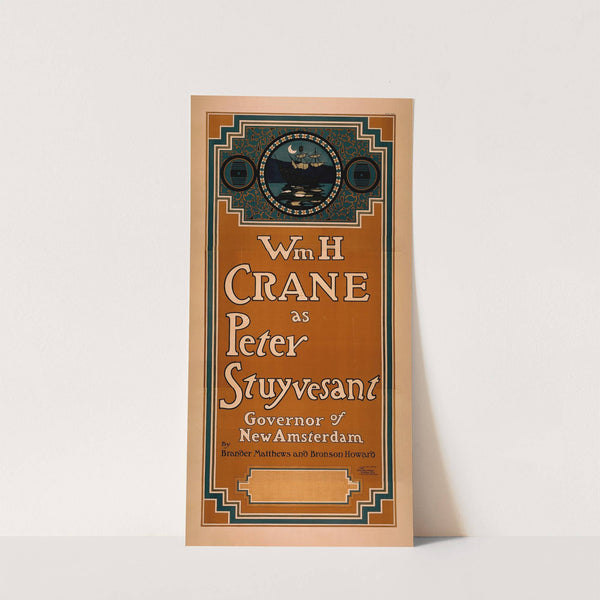Wm. H. Crane as Peter Stuyvesant, Governor of New Amsterdam (1899) by Strobridge & Co. Lith.