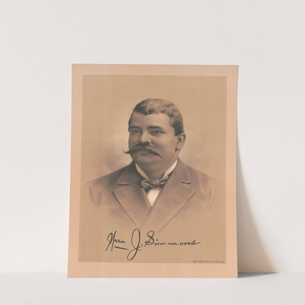 Wm J. Simmons (1891) by Strobridge & Co. Lith.