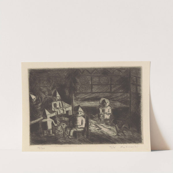 Wnętrze (1931) by Tadeusz Makowski