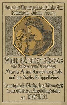 Wohltätigkeitsbazar und Lotterie zum Besten des Maria-Anna-Kinderhospitals (1897) — size preview