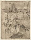 Wohnwagen am Fluss (Holland) (1908 - 1910)
