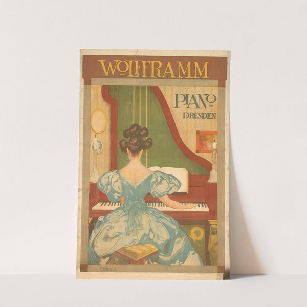 Wolfframm Piano Dresden (vor 1903) by Ernst Heilemann