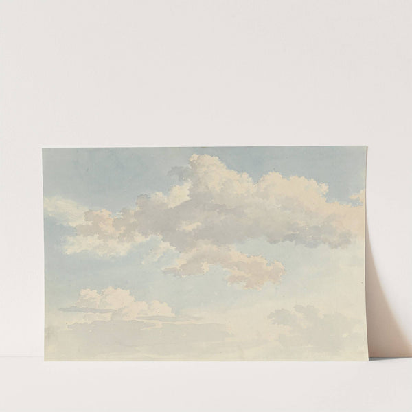 Wolken tegen blauwe lucht (1786 - 1857) by Abraham Teerlink