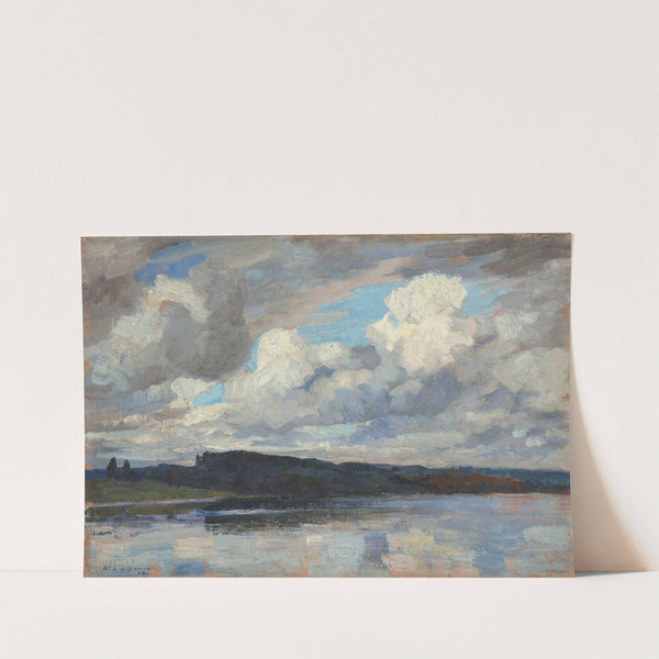 Wolkenstimmung am Chiemsee by Wilhelm Ludwig Lehmann