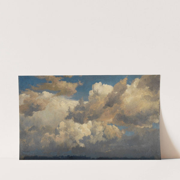 Wolkenstudie (1855-1860) by Johann Wilhelm Schirmer
