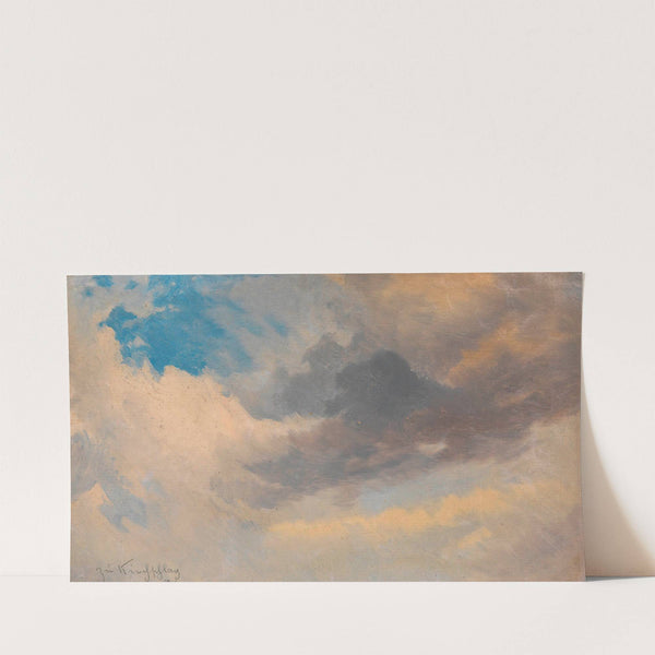 Wolkenstudie (zu Kirchschlag) (ca. 1840) by Adalbert Stifter
