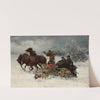 Wolves attacking a sleigh (circa 1880) by Alfred Von Wierusz-Kowalski