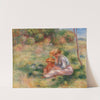 Woman and Child in the Grass (Femme avec enfant sur l'herbe) by Pierre-Auguste Renoir