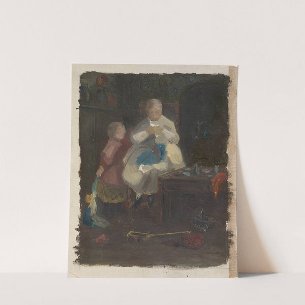 Woman and Child by John Ferguson Weir