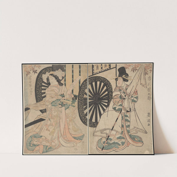 Woman and Man by Utagawa Toyohiro