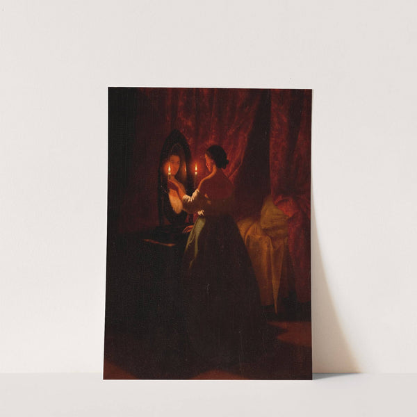 Woman at a Mirror by Johann Mongels Culverhouse