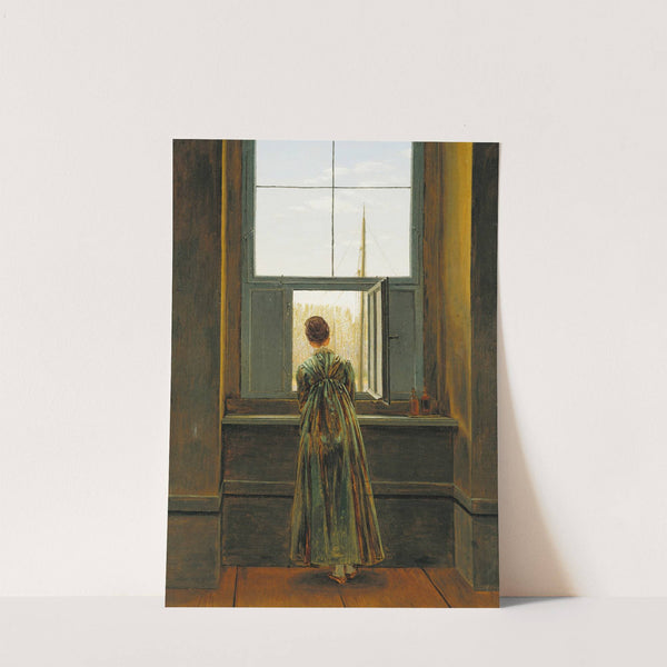 Woman at a Window by Caspar David Friedrich