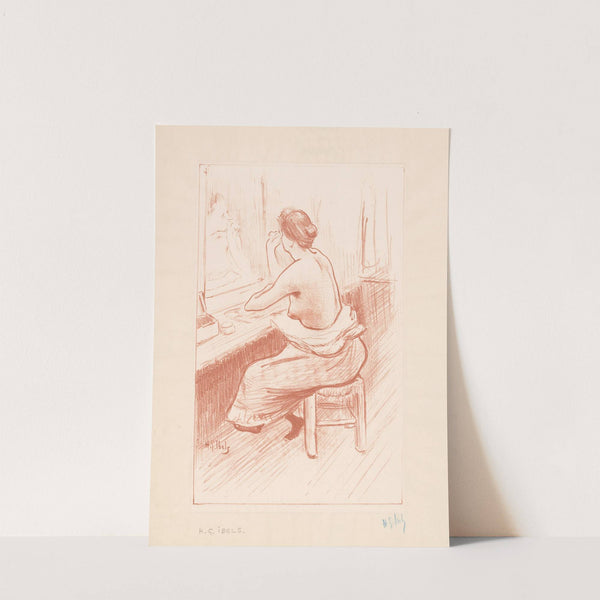 Woman at her toilet (1895) by Henri-Gabriel Ibels