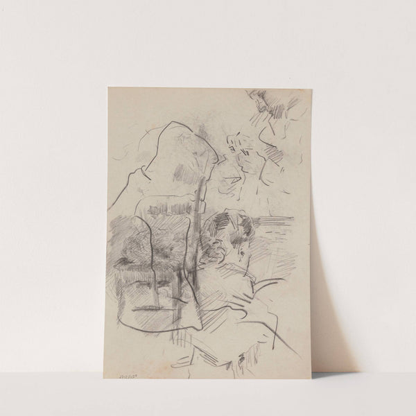 Woman at Keyboard and Alfred William Finch by James Ensor