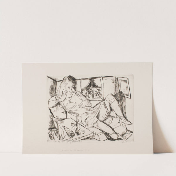 Woman at Night (1920) by Max Beckmann