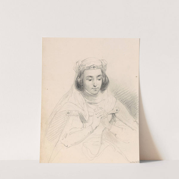 Woman at Prayers by Nicaise De Keyser