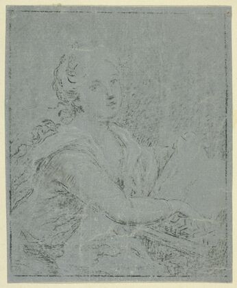 Woman at Spinet