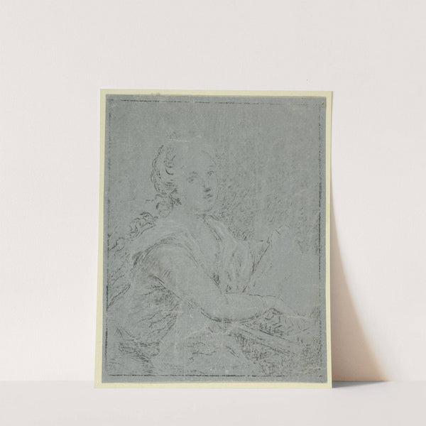 Woman at Spinet by Angelica Kauffmann