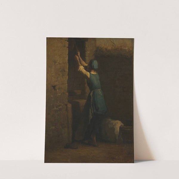 Woman at Well by Jean-François Millet